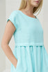 Image 11 of Pure linen dress features short sleeves and side pockets Molly from Baltic Linen